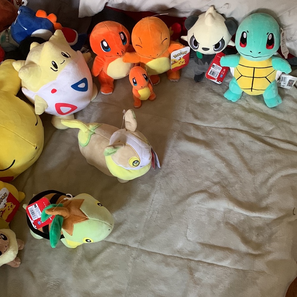 Pokémon plush bundle! 20 Pokémon All types/sizes, very rare! NWT, retail price !